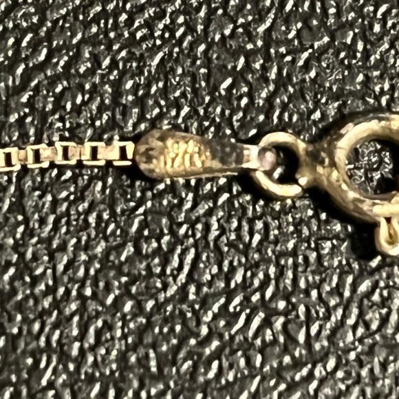 SOLD 925 sterling silver marked birthstone gemstone child grandchildren necklace - Picture 5 of 5